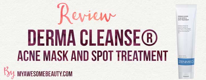 derma cleanse acne mask and spot treatment