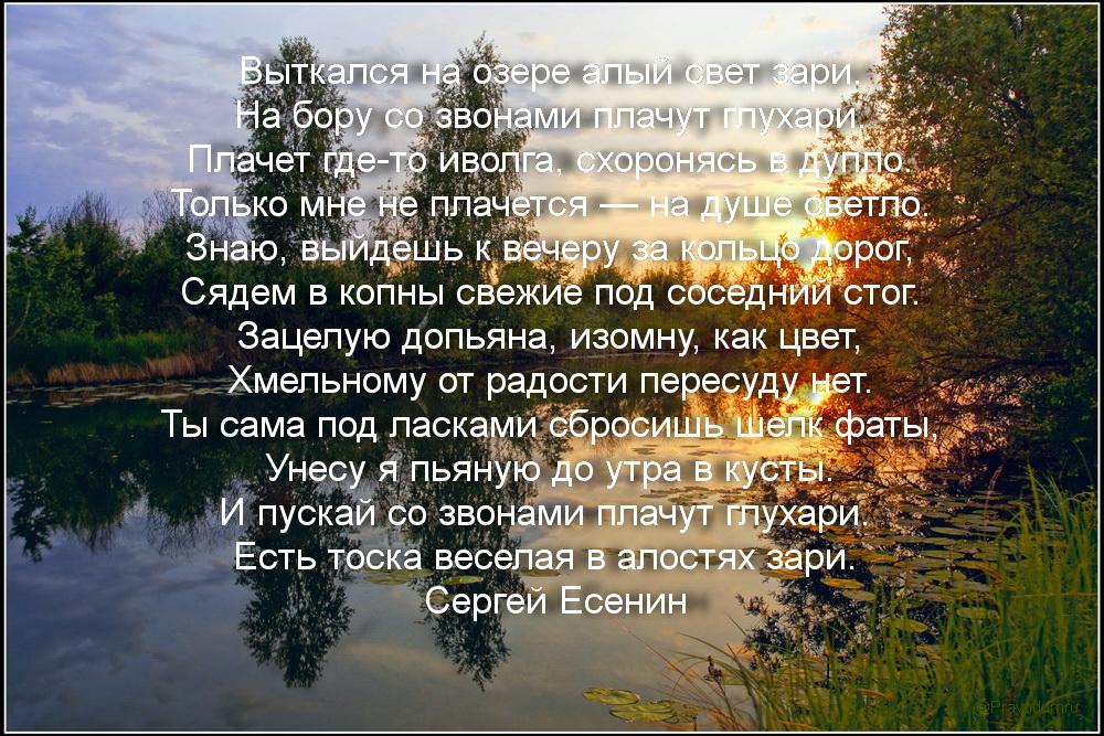 Алый свет. Выткался на озере алый свет зари Есенин. Выткался на озере Есенин. Стих Выткался на озере алый свет зари. Алый свет зари Есенин.