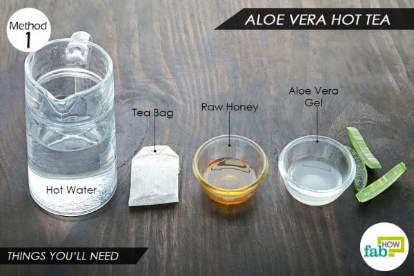 things you ll need to make aloe vera tea
